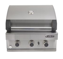 Turbo 26-Inch 3-Burner Built-In Natural Gas Grill - BTH2621BNG