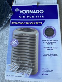 Hepa filter + 2 carbon pre-filters for Vornado air purifier