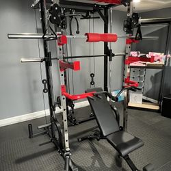 💥Free Delivery💥 Complete Smith Machine Bundle 💪💪
