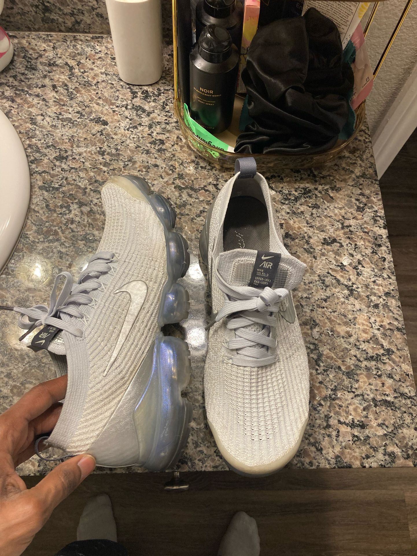 Nike Vapormax Flyknit White Reflect Silver - Main Image