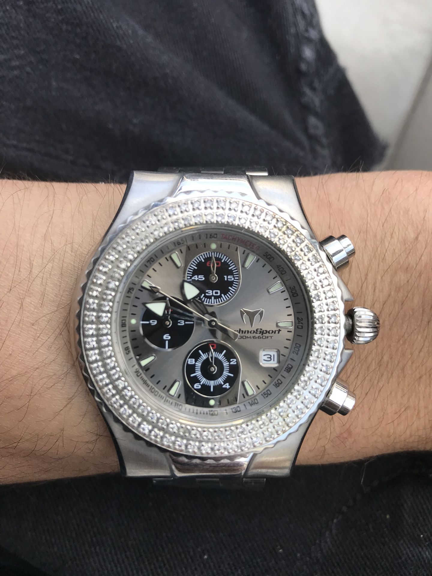 Techno Sport 200M/660ft Mens Watch