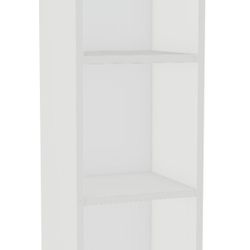 White Cube Storage Bookcase For Office 3 Tier