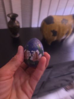 Cloisonné Enamel Decorative Egg