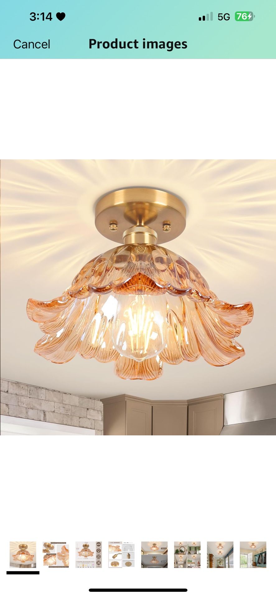 Semi Flush Mount Ceiling Light