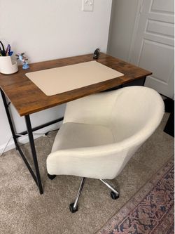 Desk with chair