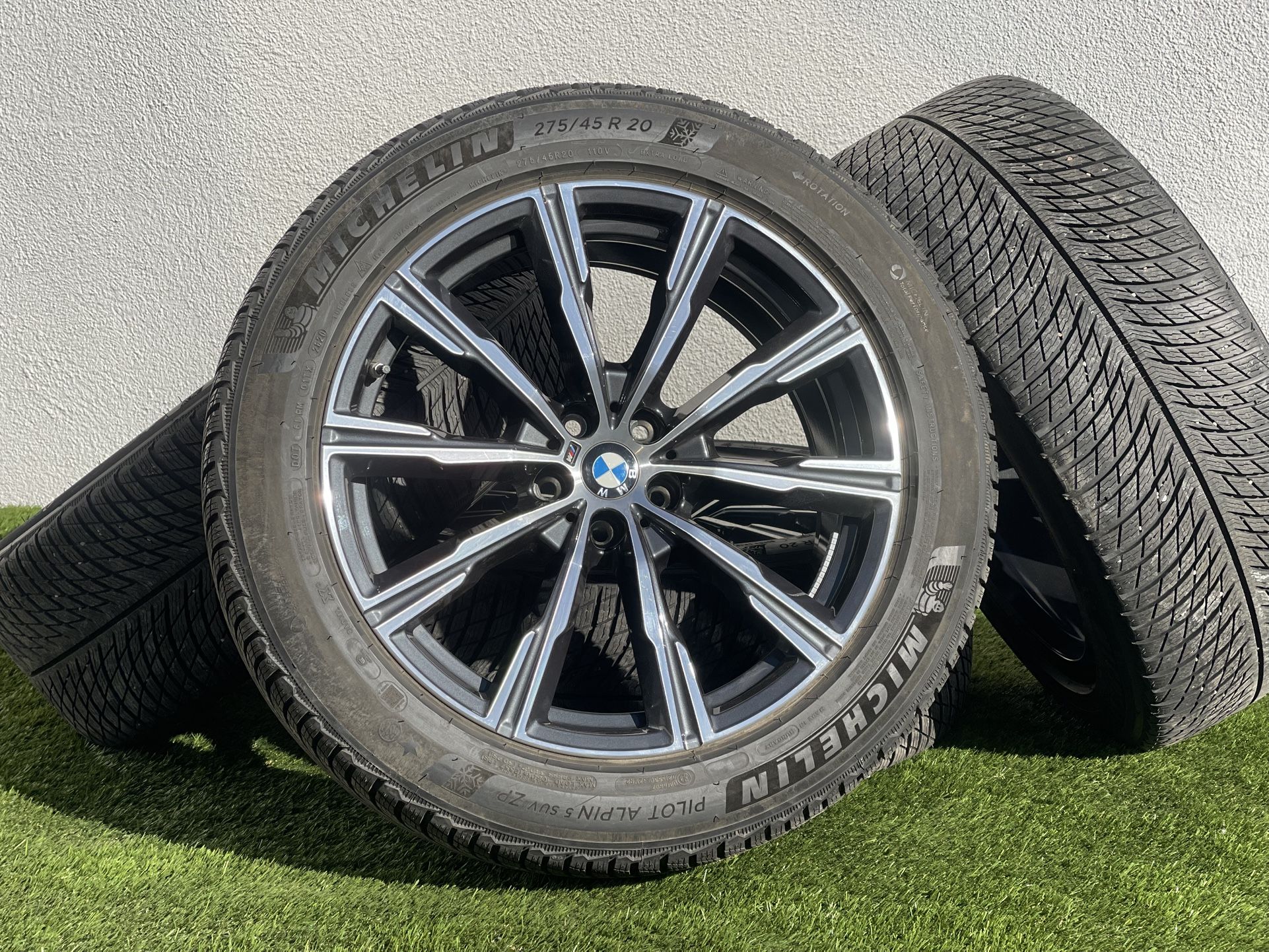 New 20” BMW X5M oem X5 Wheels 5x112 rims 275/45R20 Winter tires X3M X4 X4M X6