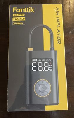 Fanttik X9 Pro Portable Tire Inflator/brand New