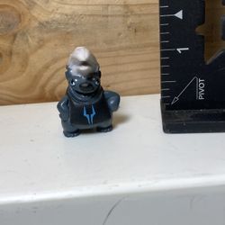 Hasbro My Little Pony Grubber 1.25” Plastic Figure Gray Creature  White Mohawk