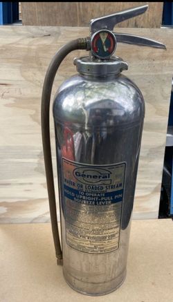 Vintage General WS-800b Water fire Extinguisher