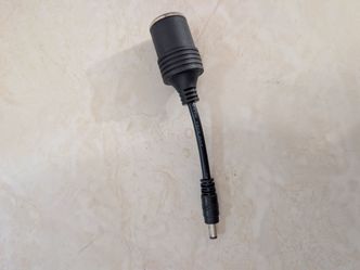 12V DC Car Cigarette Lighter Socket to DC Barrel Jack Adapter Cable