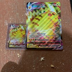 Pickachu vmax big one and small one