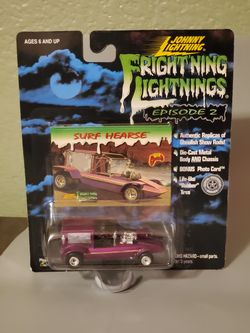 Johnny Lightning Frightening Lightning  Surf Hearse / Drag-U-La / Munsters Koach