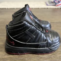 Nike Zoom Lebron 3 Black Crimson Toddler Size 5C