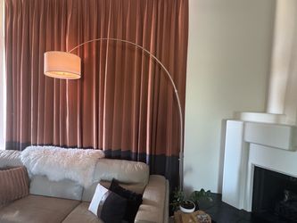 Arch lamp solid marble base light dimmer switch