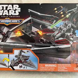 NEW Micro Machines Star Wars The Force Awakens 1ST Order Star Destroyer Playset