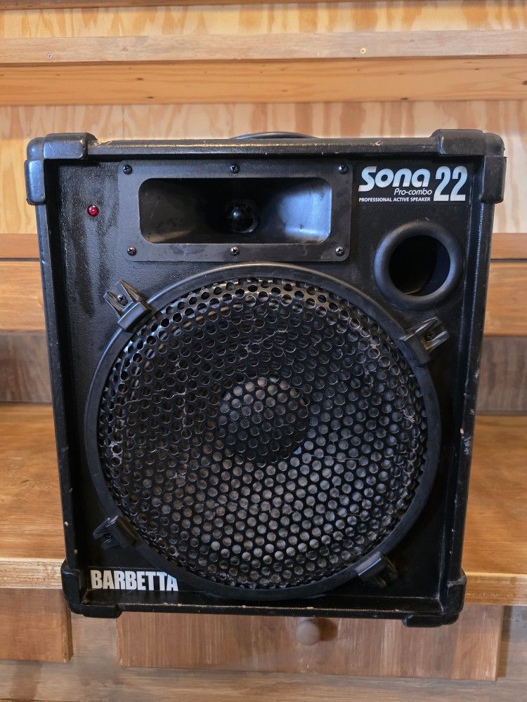 BARBETTA AMPLIFIED SPEAKER