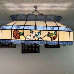 Stained Glass Pool Table Light 