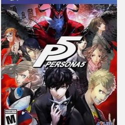Persona 5 PS4 Hard Copy
