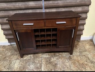 Dining Buffet Table with wine storage