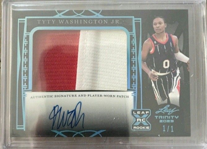 Real Nice 2023 Super Rare 1/1 Ty Ty Washington Jr RPA Rookie Autograph Kentucky Bucks... Mint.!!!