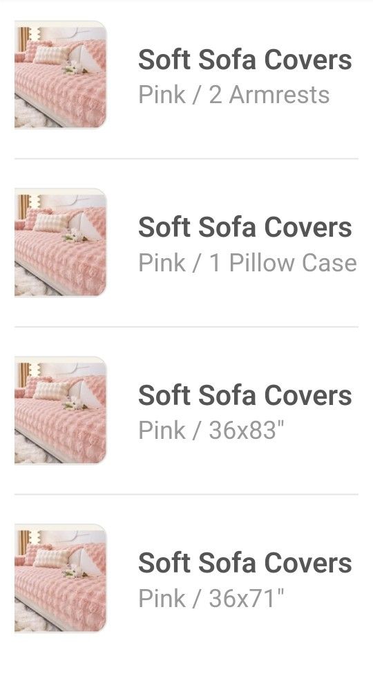 Beautiful Brand New Sofa Covers!