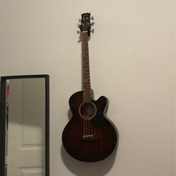 Mitchell T239B acoustic 4 string bass guitar 