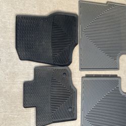 WeatherTech Ford F-150 Crew cab Front And Rear Mats Years 2015-2025