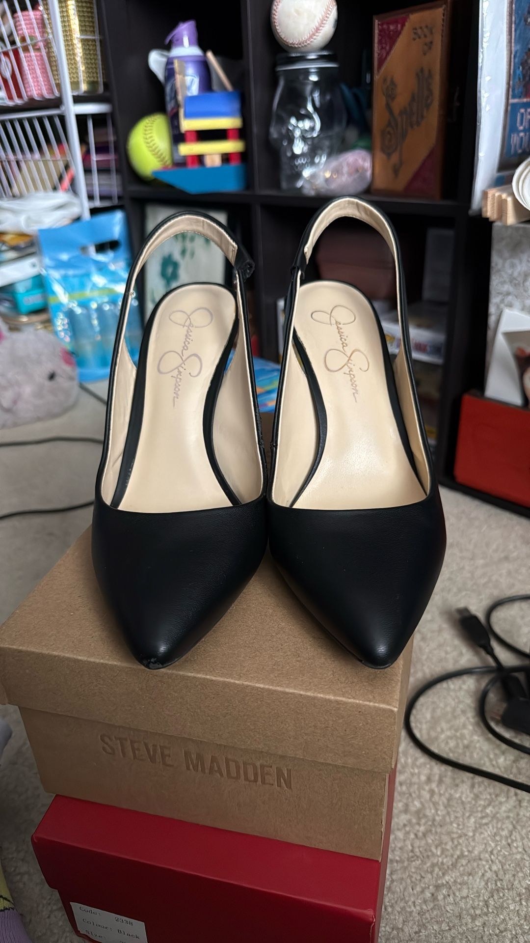 Jessica Simpson Black Heels