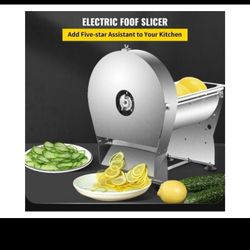 Electric Food Slicer, 10In Manual Vegetable Fruit Slicer, 0-0.4