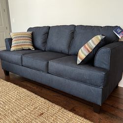 Sleeper Sofa In Stock Comes With Queen Size Mattress. Free Delivery Same Day. 90 Days Same As Cash Financing Available 