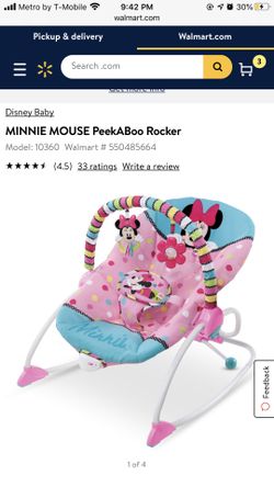 Minnie Mouse lounger/rocker