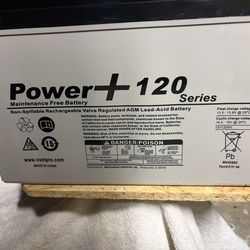 Rechargeable Batteries- 12v 120 AHR
