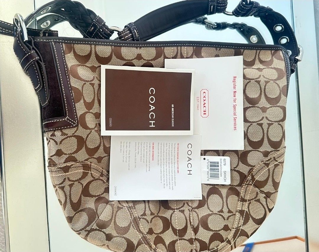 2005 (NEW) Vintage Coach Jaquard Purse