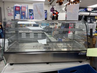 Ultra Commercial Curved Glass Display Case
