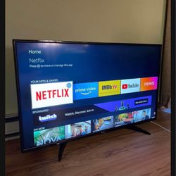 43” Toshiba smart TV LED HD 4k Ultra 2160hp in excellent condition working (no remote control) 