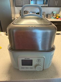 Buydeem 5QT Multi-Cooker Steamer with Stainless Lid