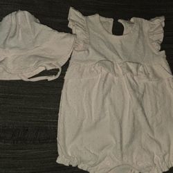 6-9 Months Girl's Romper Set