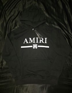 AMIRI M.A. Bar Logo Hoodie, Black, Sizes S & M