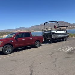 2019 Starcraft Sls3 24’8” pontoon/200 hp Yamaha/2017 Nissan Titan