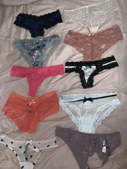 victoria's secret pink - lot of 6 mix underwear panties (bikini, cheeksters..)  for Sale in San Francisco, CA - OfferUp