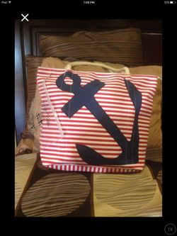 Red anchor bag