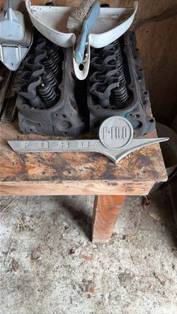 1955–1956 Ford F-100 hood side emblem