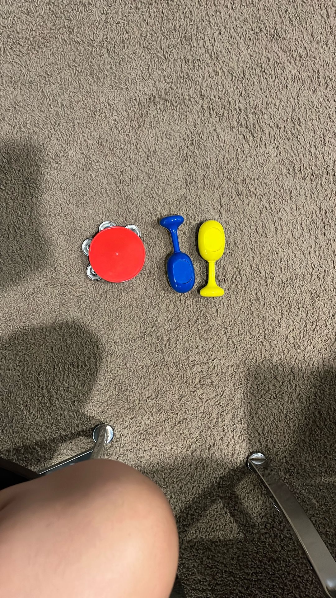 Toy Tamborine and Maracas Set