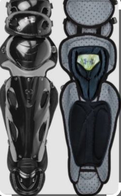 Under armour leg guards used