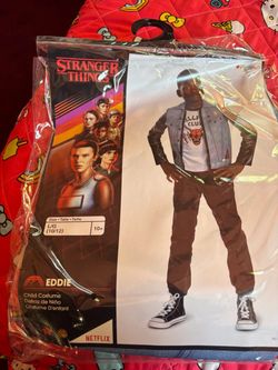 Stranger Things Eddie Child Costume Size L/G (10/12)