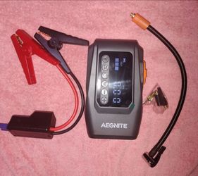 portable jump starter and air compressor