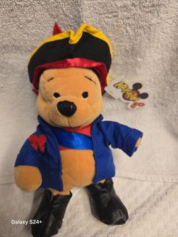 Disney Winnie the Pooh Pirate Plush with Tag
