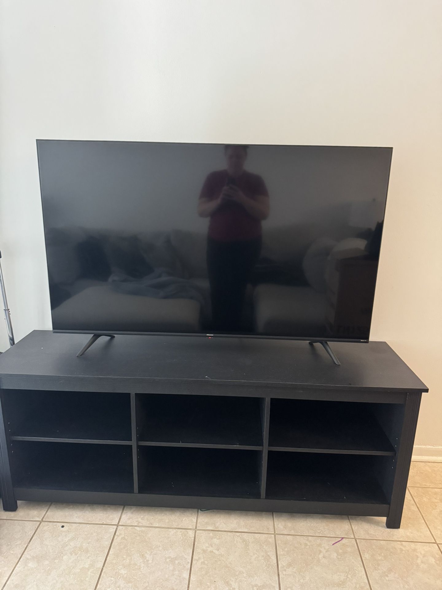 Entertainment Stand With Storage Spaces