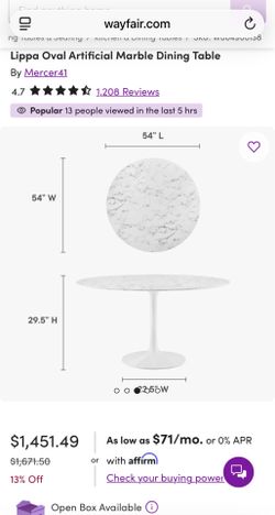 Marble Table
