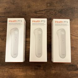 NEW! iHealth No-Touch Forehead Thermometers (Bundle of 3)